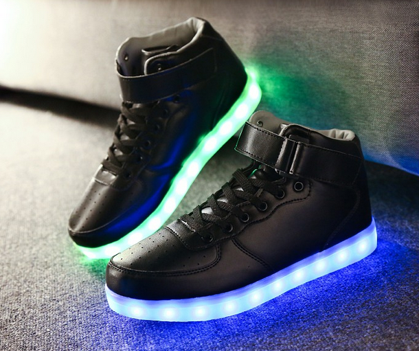 Glowing Sneakers - Hook Loop