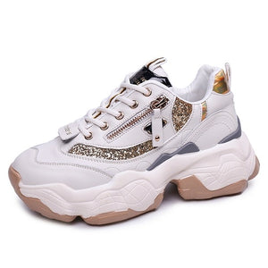 Glitter Chunky Sneakers
