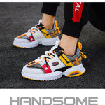 Weave Sneakers Men Running