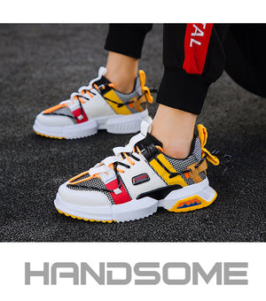 Weave Sneakers Men Running