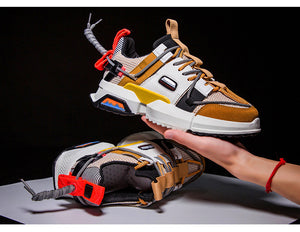 Weave Sneakers Men Running