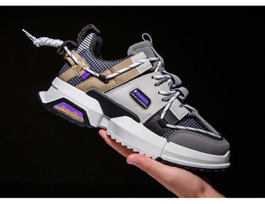 Weave Sneakers Men Running