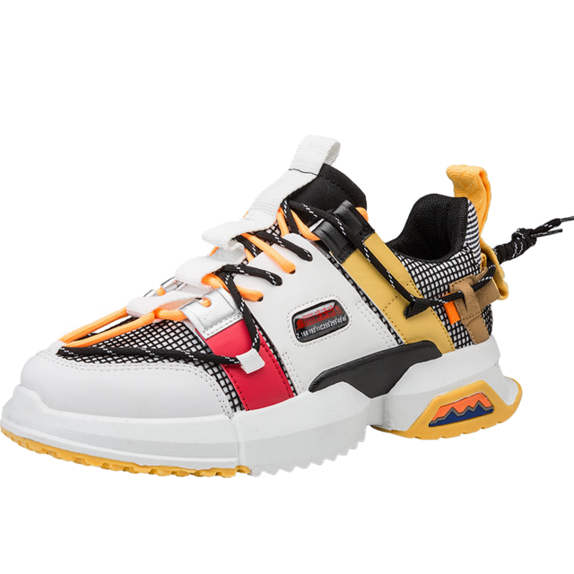 Weave Sneakers Men Running