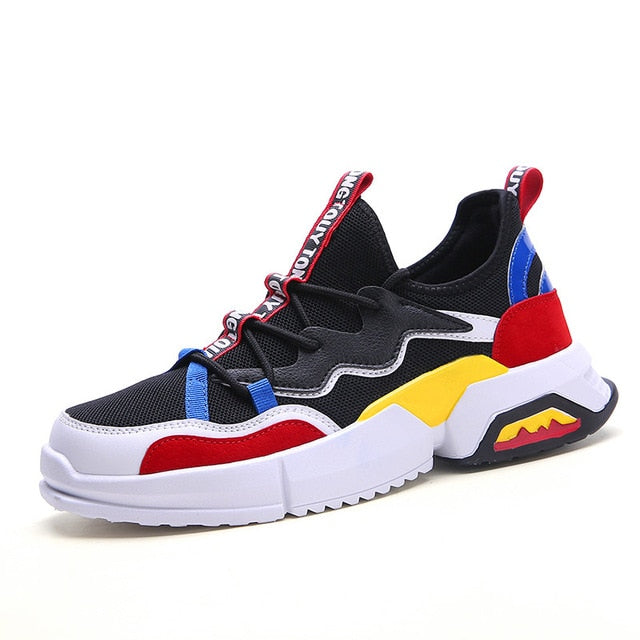 Weave Sneakers Men Running